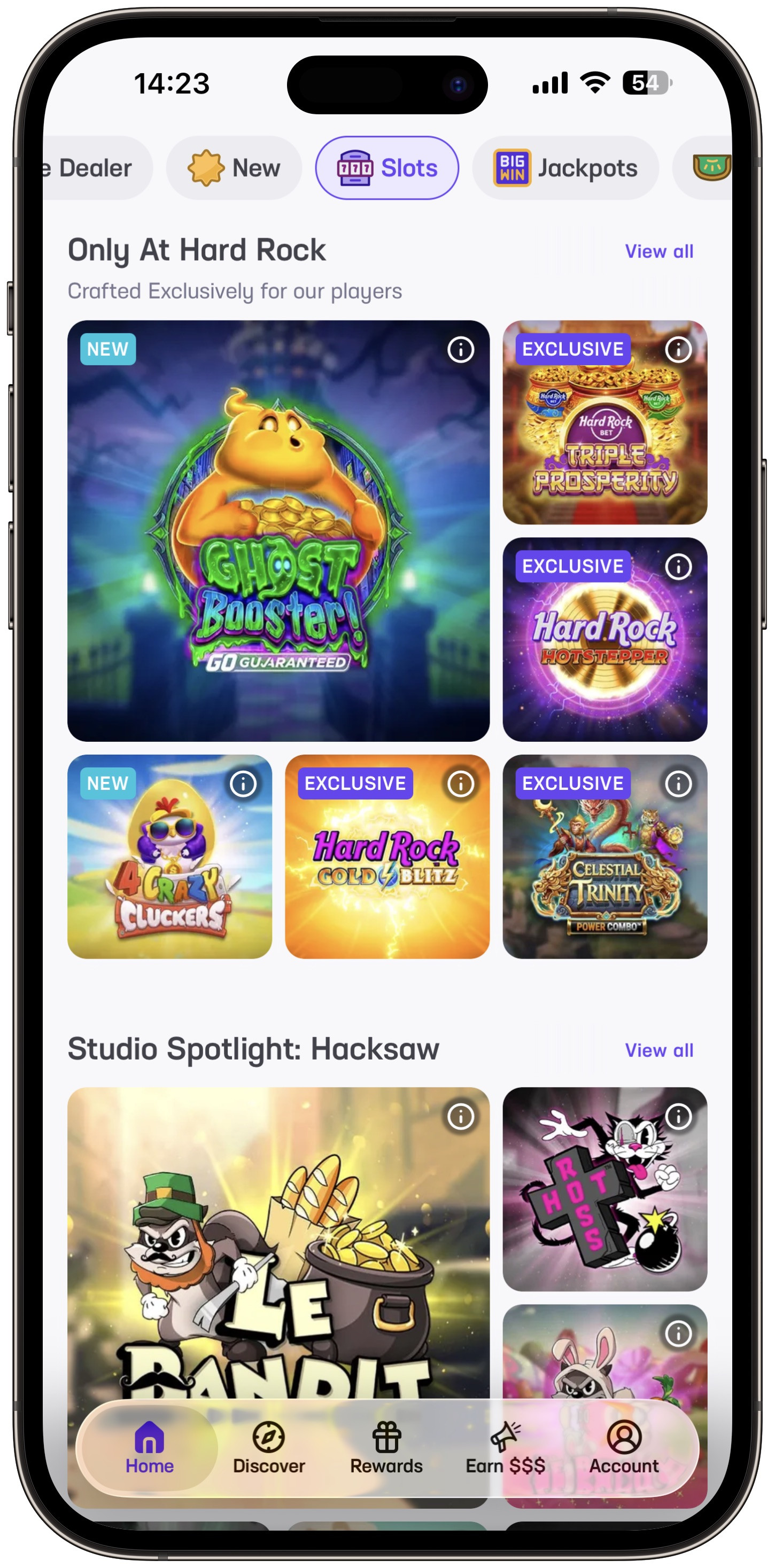 Hard Rock Bet Casino NJ Slots