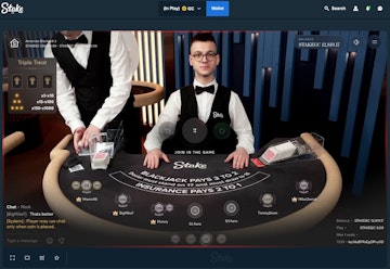 Stake US Casino Live Blackjack