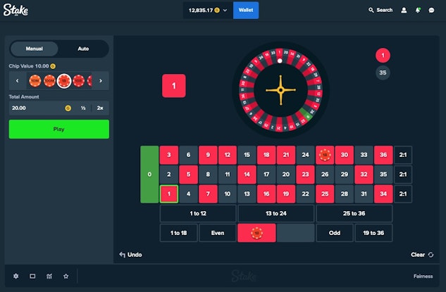 Stake US Casino Roulette