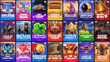 WOW Vegas Popular Games