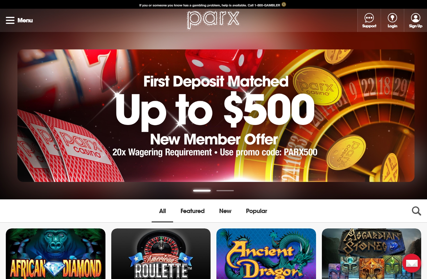 parx casino reopening