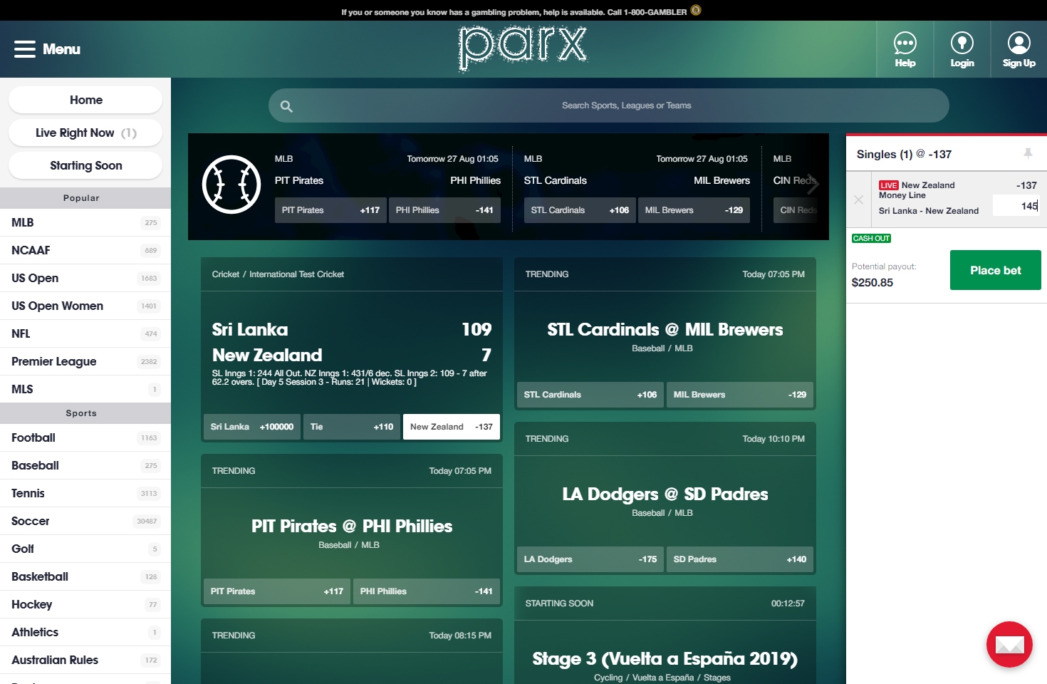 Nj.parxcasino.com download the new version for android