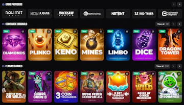 Coins Back Casino Games