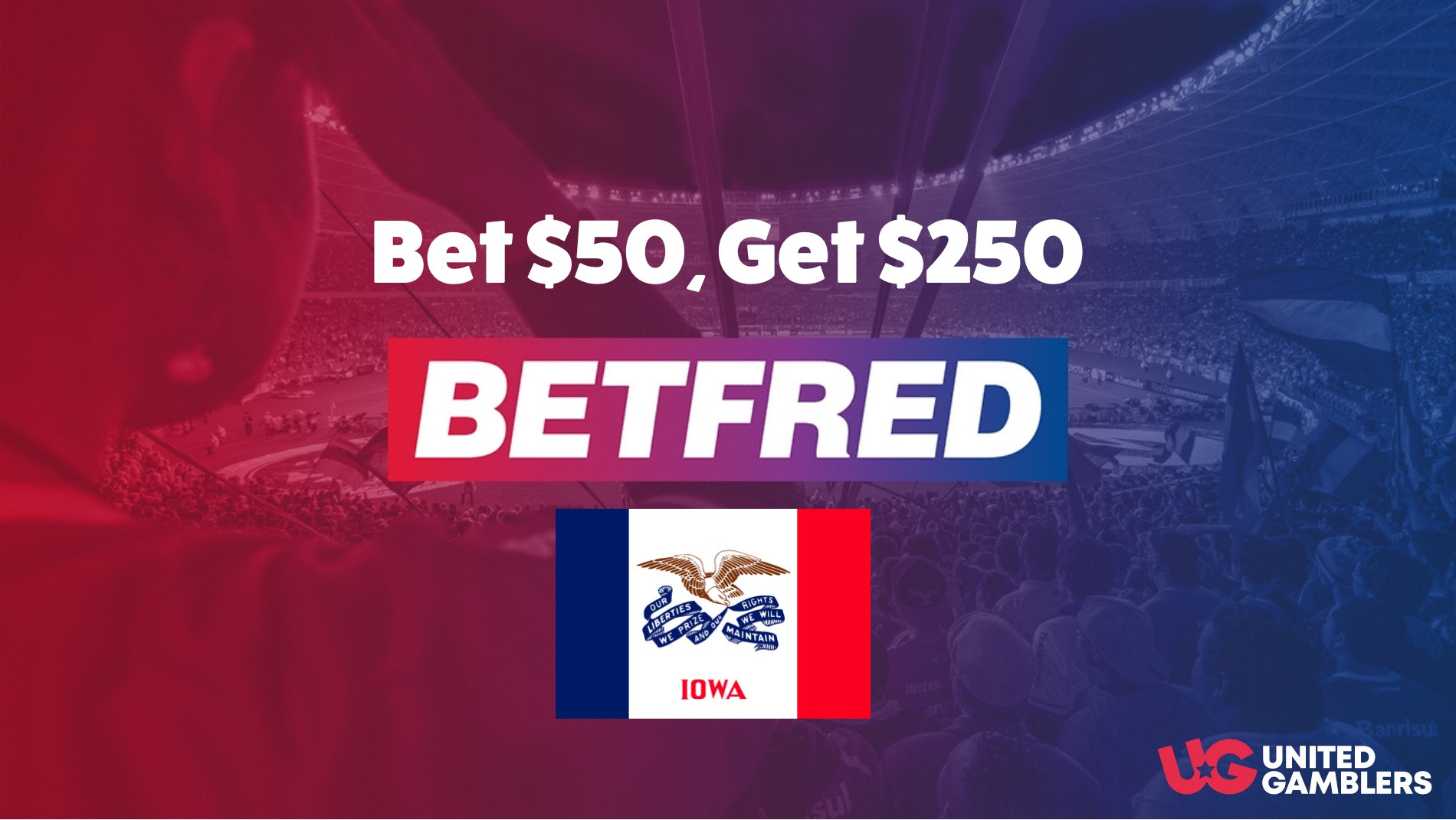 Betfred Iowa Promo Banner