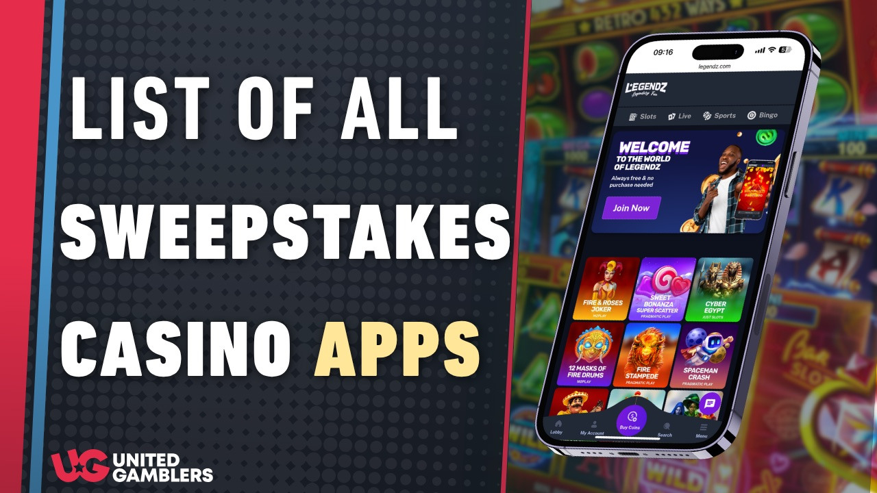 List of All Sweepstakes Casino Apps New Updated