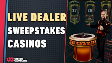 Live Dealer Sweepstakes Casinos NEW Updated