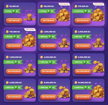 Lucky Slots Gold Coin Packages