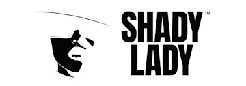 Shady Lady Logo Black Trimmed