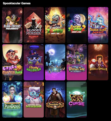 Spinfinite Spooktacular Games