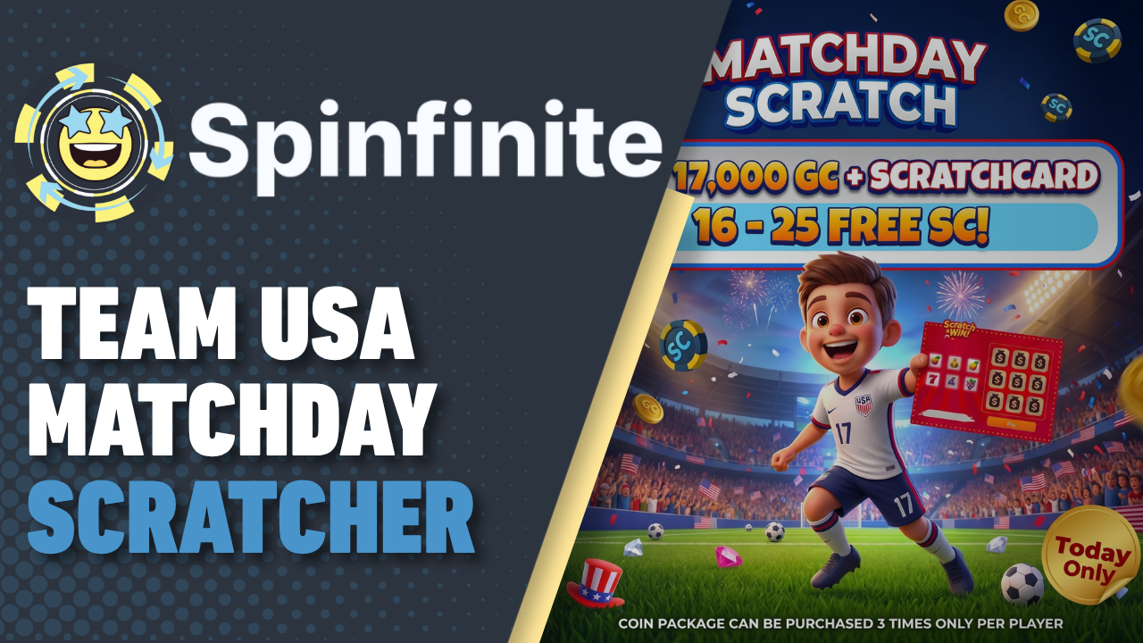 Spinfinite USA Matchday Scratcher Gray