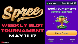 Spree Casino Weekly Slot Tournament May 11 17