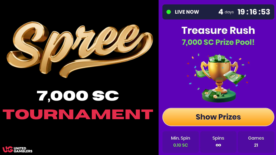 Spree Treasure Rush Tournament