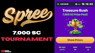 Spree Treasure Rush Tournament