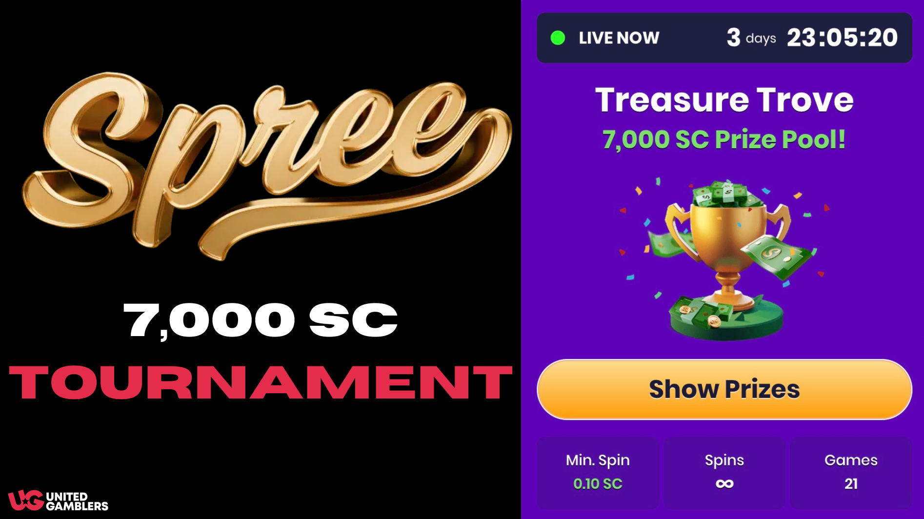 Spree Treasure Trove Tournament