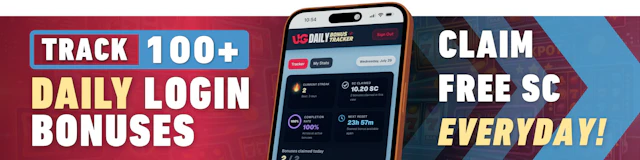 UG Daily Login Bonus Tracker Banner Ad Red Updated