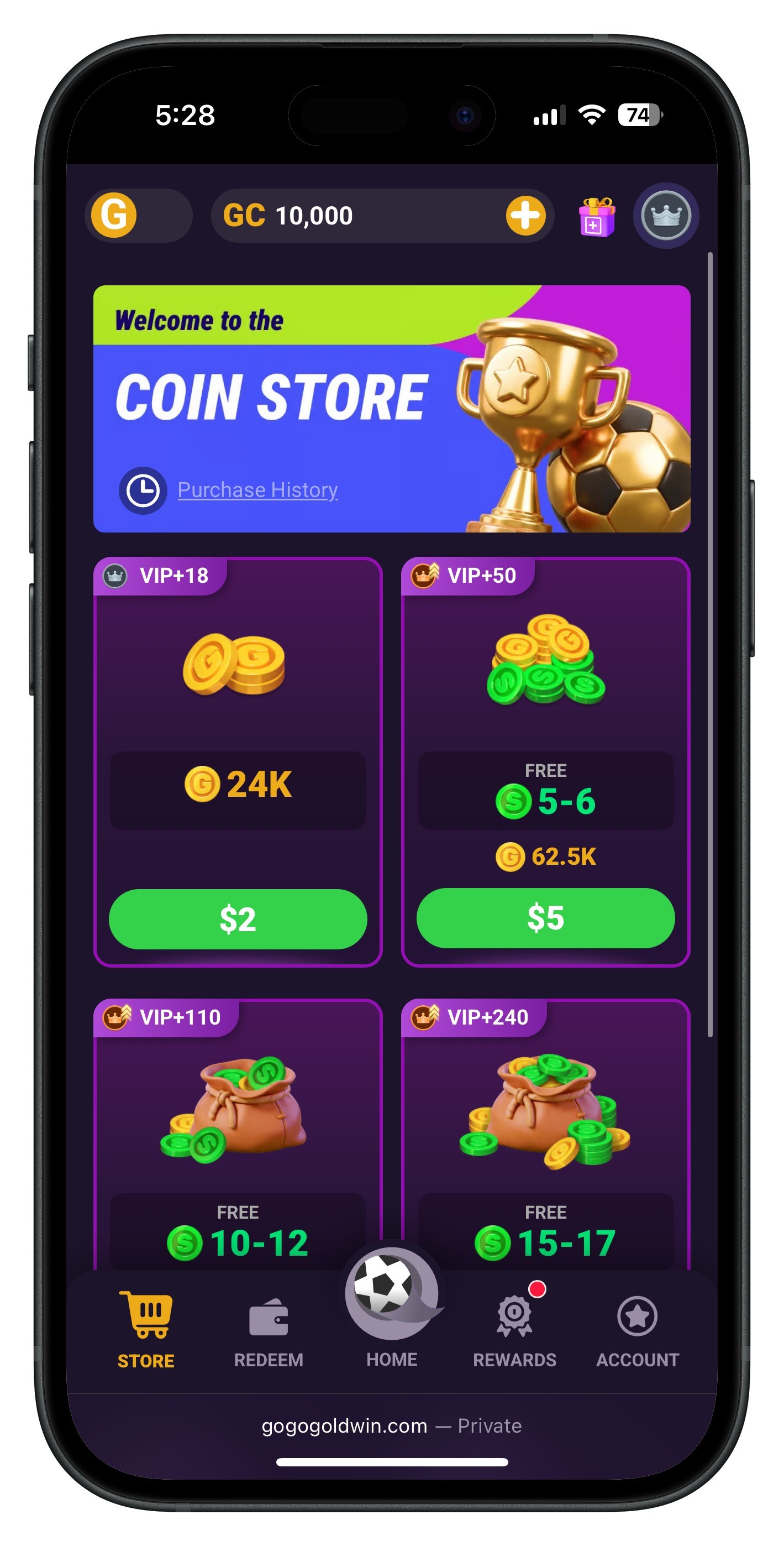 Gogogoldwin Store