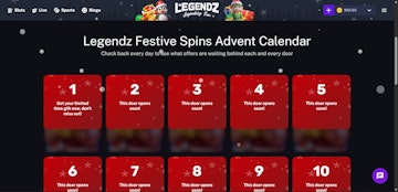 Legendz Casino Advent Calendar