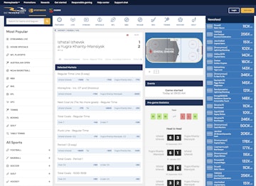 BetRivers PA Live Betting Screenshot